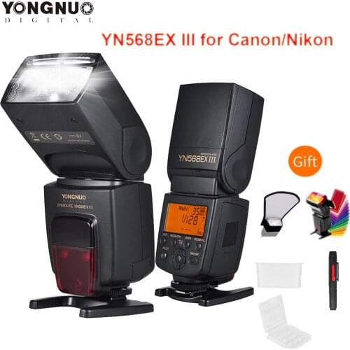YONGNUO YN568EX III YN568-EX III Wireless TTL HSS Flash Speedlite for Canon 1100d 650d 600d 700d Nikon D800 D750 D7100 cameras