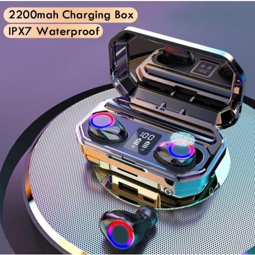 Wireless Bluetooth Earphone with Microphone Sports Waterproof Wireless Headphones Headsets Touch Control Music Earbuds For Phone