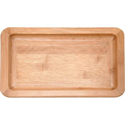 Large Wood Rolling Tray Rolling Paper Console Tobacco Herb Grinding Rolling Weed Tray Cigarette Accessories(11.02"x6.88"x0.9")