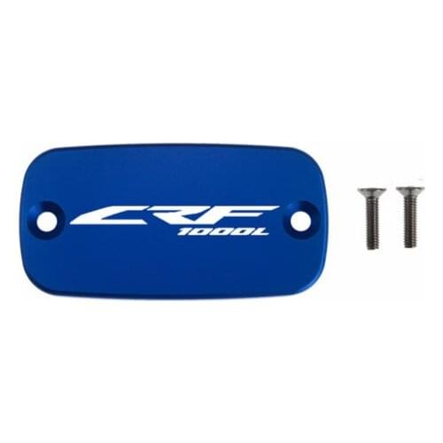 CNC Aluminum Motorcycle Brake Fluid Fuel Reservoir Tank Cover Cap FOR HONDA CRF 1000 L CRF1000 L 2017-2019