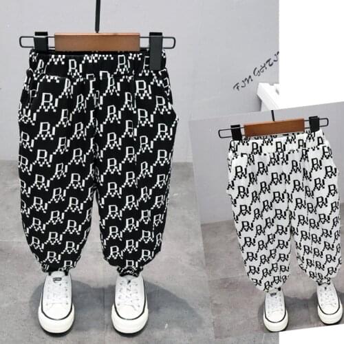 Kids Boys Pants 2021 Summer Soft Cotton Children Teenage Boys Sports Pants Casual Trousers Pants Girl 2-7Year Boys Sweatpants