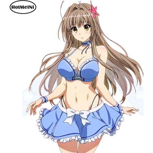 HotMeiNi 13cm x 10.5cm Anime Amagi Brilliant Park Cartoon Sento Isuzu Sexy Woman Waterproof Decal Motorcycle Car Sticker