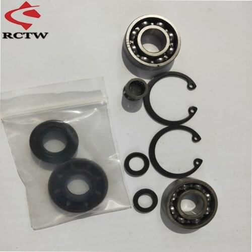 Crankcase Bearing Needle Roller Oil Seal Box Circlip Reducer Pad for 26C 29CC 32CC 36CC 45CC Engine for 1/5 HPI ROVAN KM BAJA LT