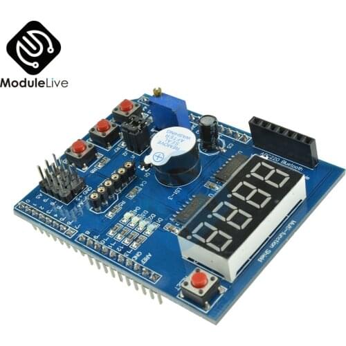 Multi Function Shield with Buzzer LM35 4 Digit Digital LED Expansion Board Voice Module for Arduino R3 Lenardo Mega2560