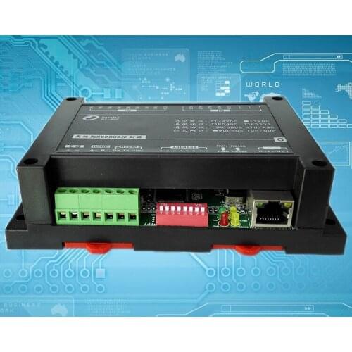 8DI Ethernet module industrial acquisition control module ModbusRTU TCP UDP protocol IO unit