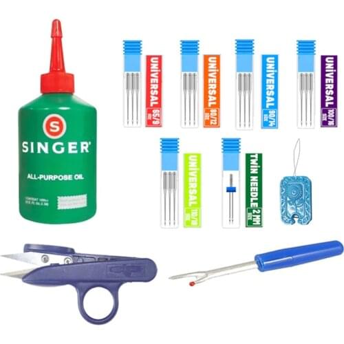 Household Sewing Machine Oil Maintenance Lubricant Sewing Machine Universal and Twin Needles Accessory Set