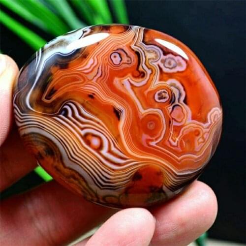 Natural Red Agate Quartz Crystals Stone Healing Mineral Specimens Decoration
