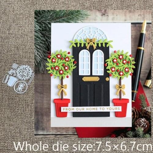 New Design Craft Metal stencil mold Cutting Dies Open House Topiary Combo scrapbook die cuts Album Paper Card Craft Embossing