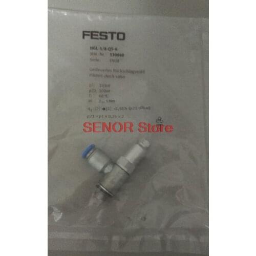 New original pilot operated check valve HGL-1/8-QS-6 530040