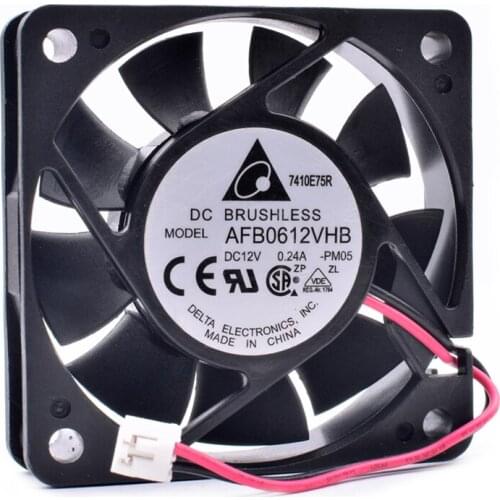 Brand new original AFB0612VHB 6cm 6015 60x60x15mm 60mm fan 12V 0.24A power transformer ball cooling fan