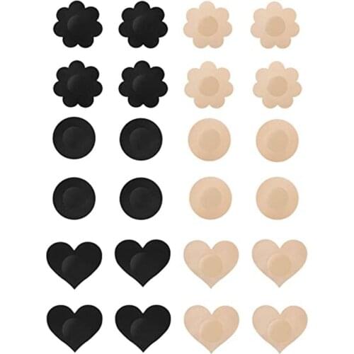 Disposable Women Invisible Breast Lift Tape on Bra Pasties Pad Adhesive Nipple Stickers Breast Chest Stickers Bra Nipple Cover