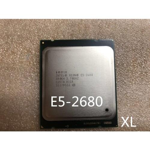Intel Xeon Processor E5 2680 CPU 2.7G Serve LGA 2011 SROKH C2 Octa Core e5-2680 PC Desktop processor CPU 2680