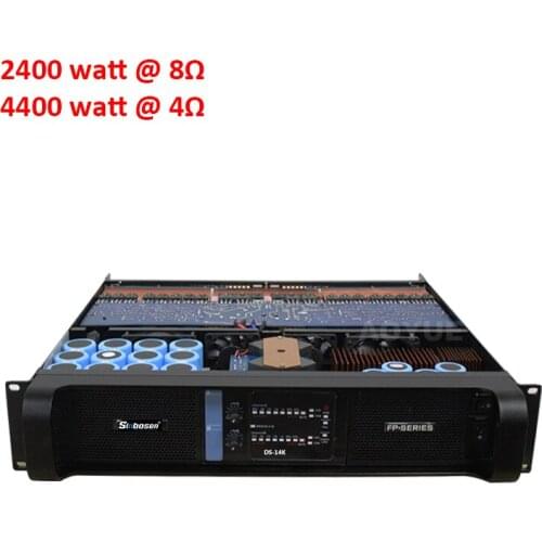 Professional stereo power 2400 watt x 2 channel pa audio Speaker amplifier