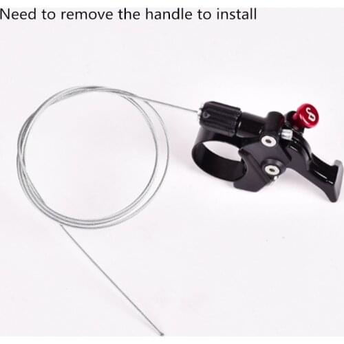 Remote mountain bike suspension line control switch lock bicycle lock lever front fork controller riding accessories