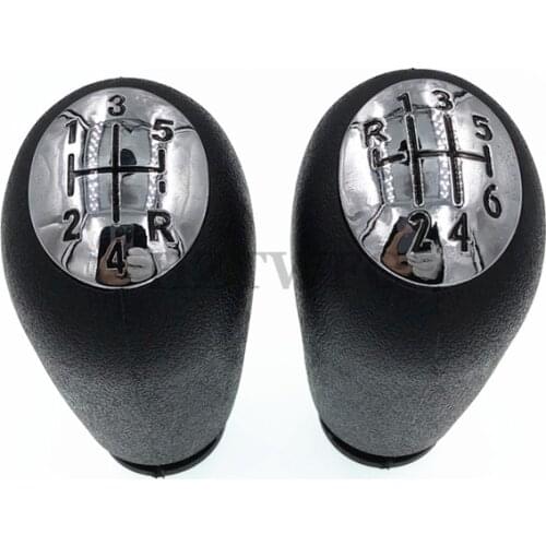 Free Shipping 5 6 Speed Gear Stick Shift Knob For RENAULT CLIO MK3 3 III MEGANE MK2 SCENIC MK2