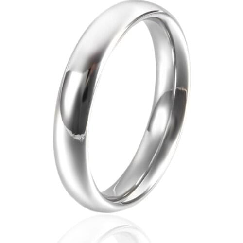 Silver Smooth Design Men or Women Ring Fashion Finger Ring Jewelry Gift Nice CCR002