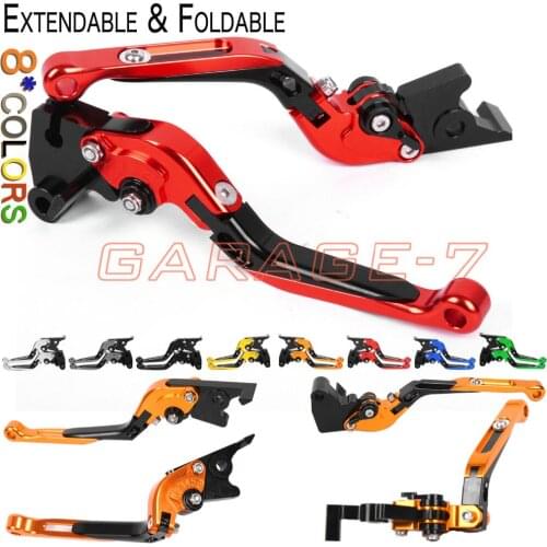 Brake Levers For KAWASAKI NINJA 650R (ER-6f ER-6n) VERSYS 650 / KLE650 ER-6N/F CNC Motorcycle Folding Extendable Clutch