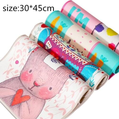 3 Layer Changing Pads Covers Breathable Baby Diapers Mattress Diapers for Newborns Cartoon Pattern Waterproof Changing Mat