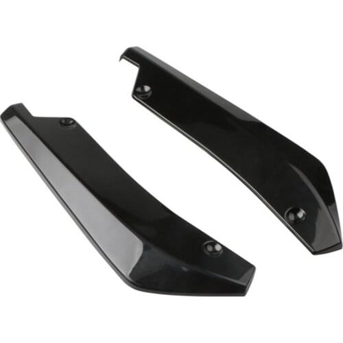 2pcs Universal Car Rear Bumper Lip Splitter Scratch Protector for Volkswagen vw POLO Tiguan Passat Golf EOS Scirocco Jetta Bora