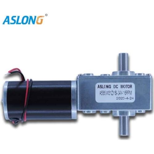 High Torque 12V tubular dc motor Dual shaft Turbine Worm Gear box bracket 24v PM dc motor Reducer holder Micro Motor Mount