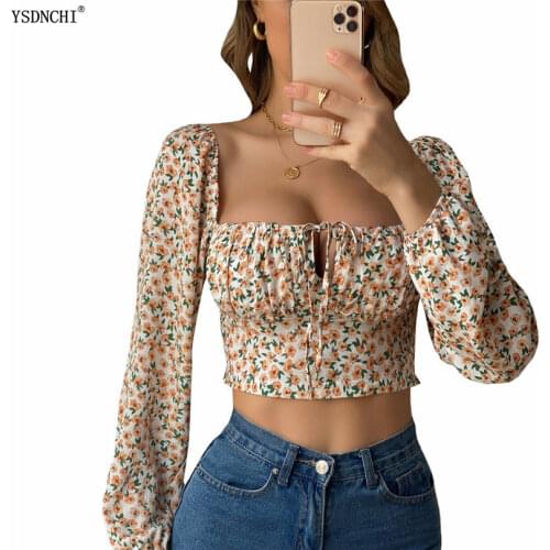 YSDNCHI Beige Blouses