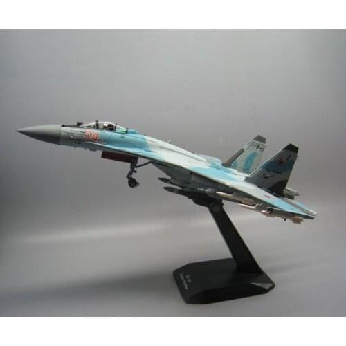 1/100 SU35 Military Model Toy SU-35 Heavy Fighter Russia Navy Army Air Force Diecast Metal Plane Model Toy Gift Collection