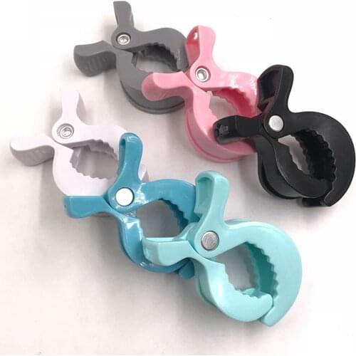 2pcs Portable Stroller Hook Baby Car Seat Clips Baby Stroller Clamp Alligator Clip Pram PegToddler Baby Stroller Accessories