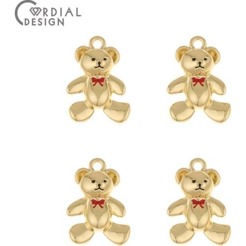 Cordial Design 100Pcs 12*17MM DIY Making/Jewelry Accessories/Pendants/Animal Shape/Jewelry Findings & Components/Hand Made