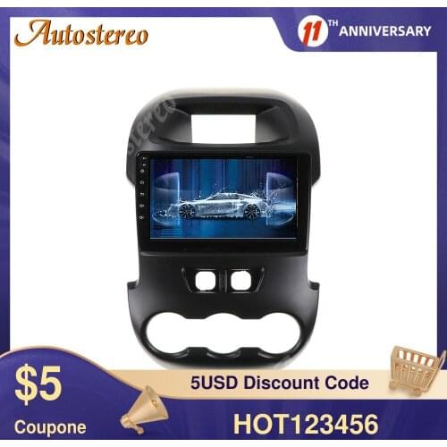 Android 10 9" & Tesla Style For Ford Ranger F250 2011-2014 Car Radio GPS Navigation Multimedia DVD Player Auto Stereo Head Unit