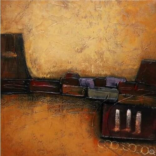 Free Shipping to Some Country Abstract Wall Painting Home Decor Picture Art Handmade Landscape on Canvas