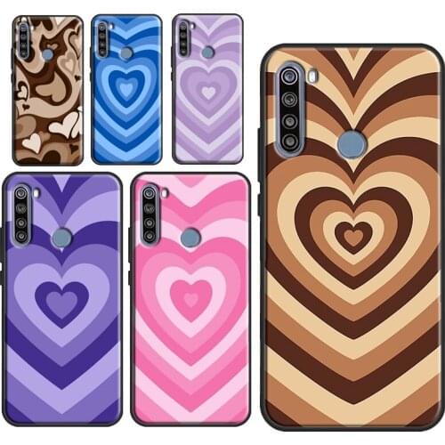 Latte Love Coffee Heart Brown Phone Case For Xiaomi Redmi Note 10 Pro 8 7 9S 8T 8A 9A 9C 9T K40 Redmi Note 9 Pro Cover