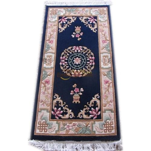French Savonnerie Hand Knotted Wool Pile Oriental Rug On Handmade Wool Knitting Carpets Home Decorchinese aubusson rug
