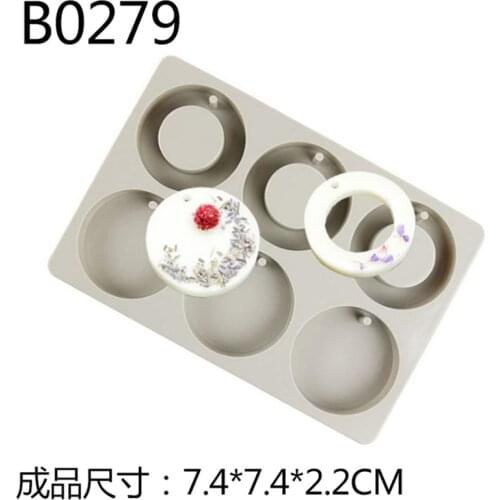 Round Aromatherapy Wax Silicone Soap Mold DIY Handmade Mould Soap Making Tools