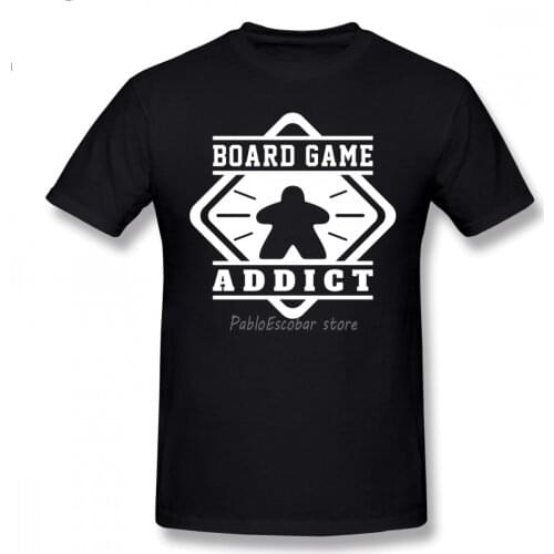 Ticket To Ride T Shirt Board Game Addict Meeples Board Gamer Tabletop Board Games Meeple Geek And Nerd T-Shirt Summer Tee Shirt