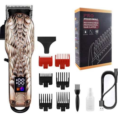 Barber Hair Clipper LCD Screen Hair Cutting Machine Trimmer Professional Hair Clipper Haircut Machine Razor For Men Dropshipping