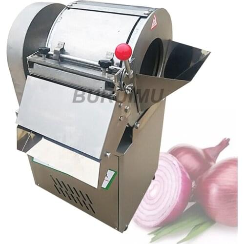 Multi-Function Automatic Vegetable Cutting Machine Commercial Electric Potato Slicer Green Pepper Shredder Maker
