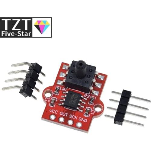 DC 3.3V 5V 0-40KPa Pressure Sensor Module Connect 2.5mm Soft Tube Digital Liquid Water Level Controller Board For Arduino