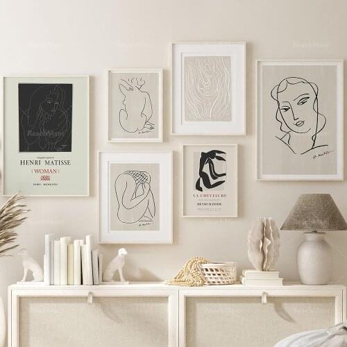 Henri Matisse Prints | Henri Matisse Exhibition Printable Poster | Matisse Digital Lithography Print | Danseuse | La chevelure