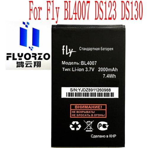 Brand new High Quality 2000mAh BL4007 Battery For Fly BL4007 DS123 DS130 Mobile Phone