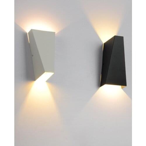 10W Mordern Led Wall Light Dual-Head Geometry Wall Lamp Sconces for Hall Bedroom corridor lamp restroom bathroom reading lamp