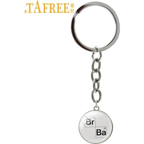 TAFREE Attractive trendy color keychain jewelry case for Breaking Bad art photo pendant key chain ring men gift NS519