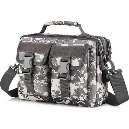 Outdoor Tactical Hand Bag Army Fans Camouflage Molle Messenger Bag Men Women Travel Climbing Sports Camping Shoulder Bag Handbag