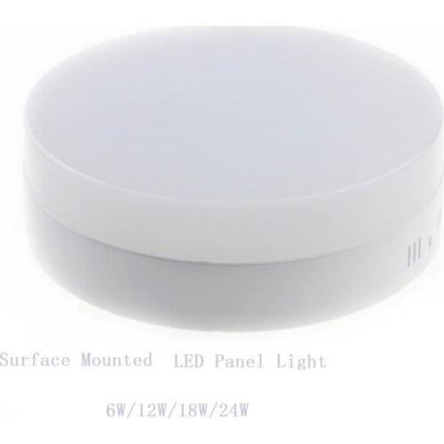 Acrylic Led Panel Light Surface Mounted Downlight LED 6W 12W 18W 24W Square Round LED Ceiling Lamp for Home Hallway Lamp