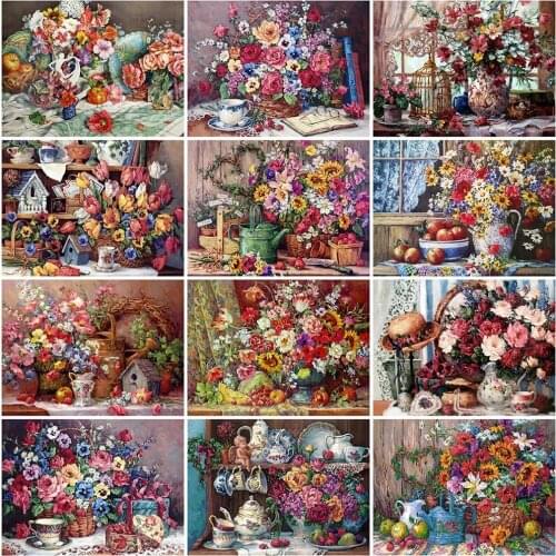Diamond Painting Rose 5D DIY Diamond Embroidery Peony Flower Cross Stitch Mosaic Wall Decorations New Year Gift