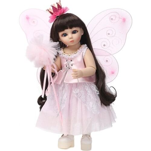 Butterfly Beautiful SD/BJD doll 18inch top quality handmade doll princess poseable with joints good for birthday children toys