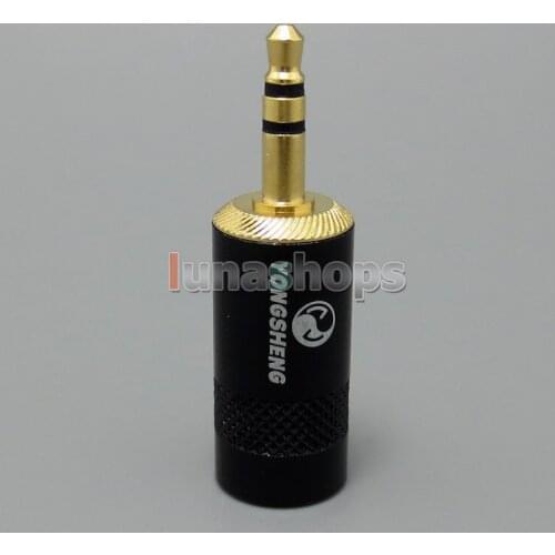 LN005051 yongsheng Large Size 8mm Diameter 3.5mm Male Stereo Plug Adapter For DIY