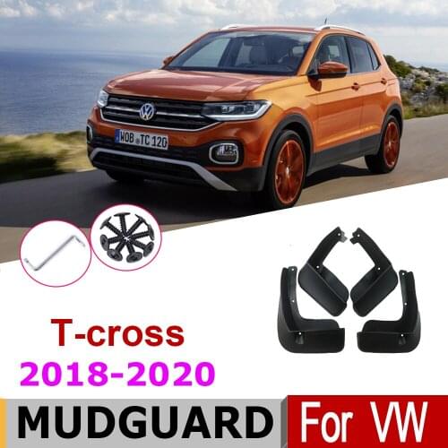 Mudguard For For VW T-cross 2018-On Front Rear Fender Mud Flaps Guard Splash Flap Mudguards Car Accessories 2020 2019