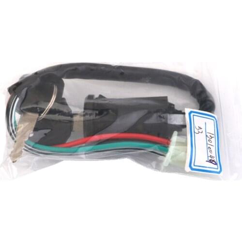 Black Bike Motorbike Ignition Key Switch Barrel for Quad Dirt Bike 10cc-250cc