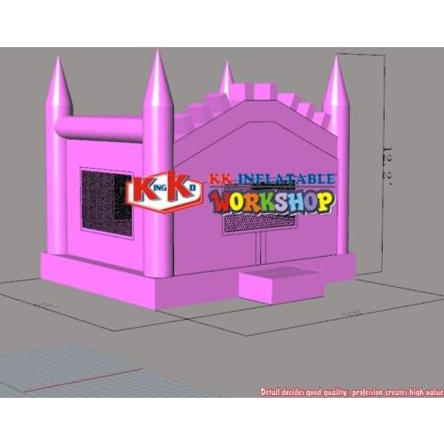 2020 new inflatable bouncer house playland Pink Inflatable bouncy castle games