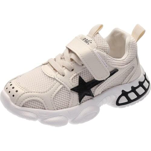Autumn Children Shoes Winter New Fashion Breathable Sneakers Kids Boys Net Shoes Girls Sports Baby Toddler Casual Walking Shoes